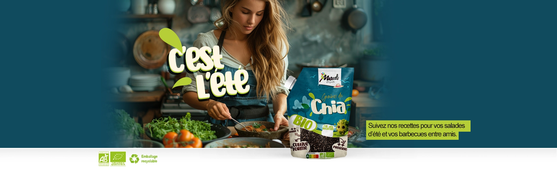 Graines de Chia pour vos salades de l'été